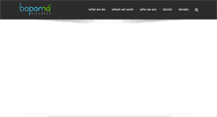 Desktop Screenshot of bopomavillages.org